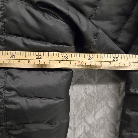 Eddie Bauer Mens Large Black Down Puffer Jacket EB650 Univ. Of Arkansas Logo - Picture 5 of 12